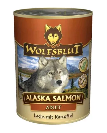 Wolfsblut Alaska Laks Dåsemad til Hunde - Sund Kost 395g