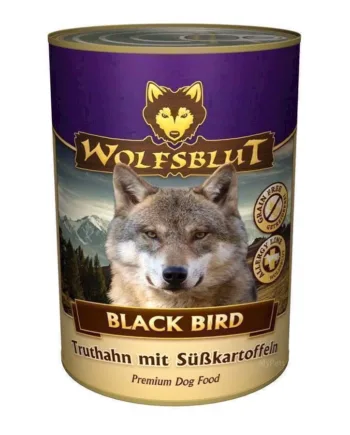 Wolfsblut Black Bird Kalkun Dåsemad til Hunde 395g - Kvalitet!
