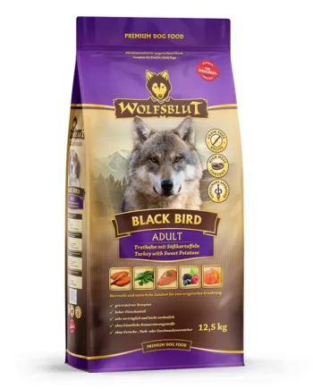 Wolfsblut Black Bird Hundefoder med Kalkun 12 kg - Tilbud!