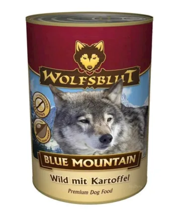 Wolfsblut Blue Mountain Dåsemad med Råvildt 395g - Sund Hundemad