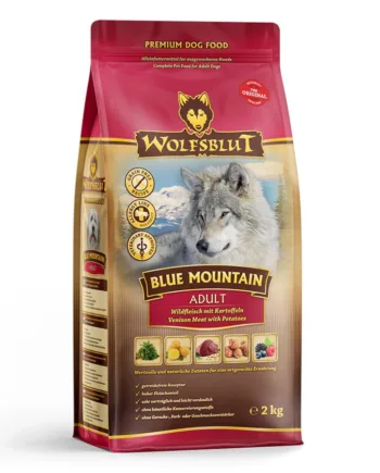 Wolfsblut Blue Mountain Hundefoder med Råvildt – Tilbud!