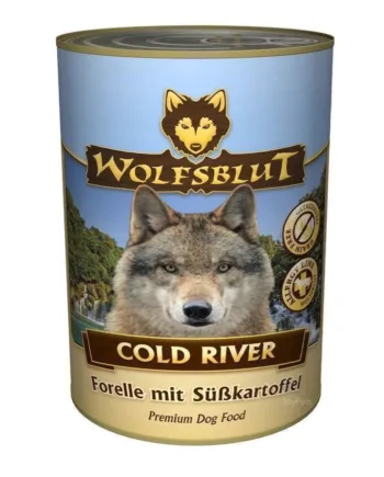 Wolfsblut Cold River Fisk Dåsemad 395g – Sundt Hundefoder