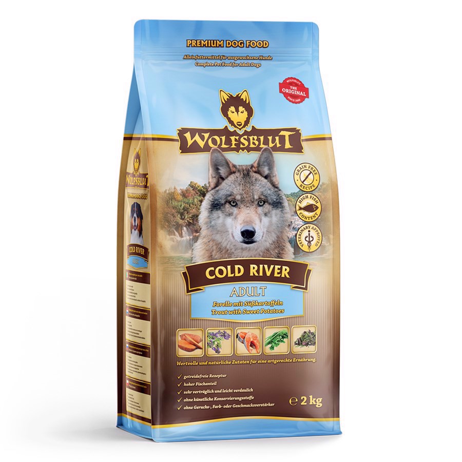 Wolfsblut Cold River Hundefoder med Fisk til Voksne Hunde