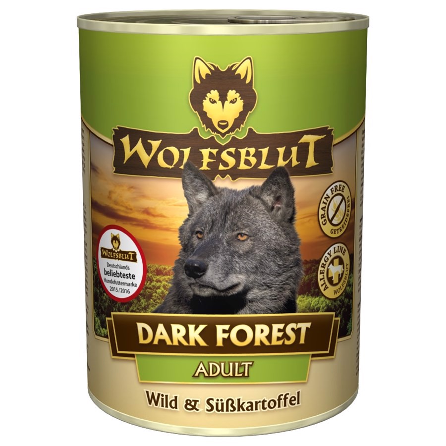 Wolfsblut Dark Forest Kornfri Hundemad 395g - Kvalitet til Hunde!
