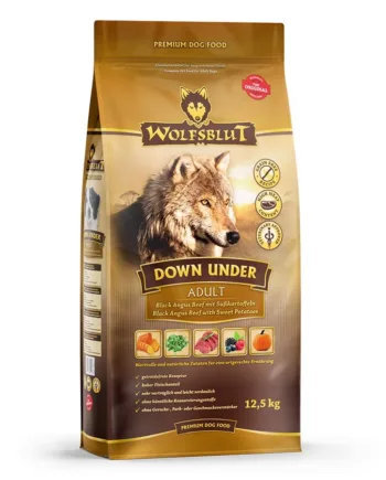 Wolfsblut Down Under Hundefoder med Oksekød 12 kg – Tilbud!