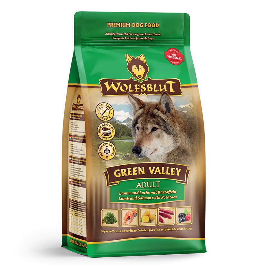 Wolfsblut Green Valley Hundefoder med Lam og Fisk 400g