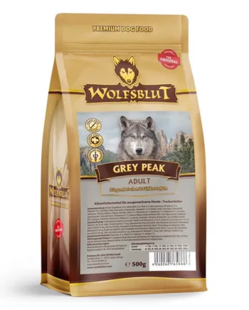 Wolfsblut Grey Peak Hundefoder Smagsprøve 400g – Prøv nu!