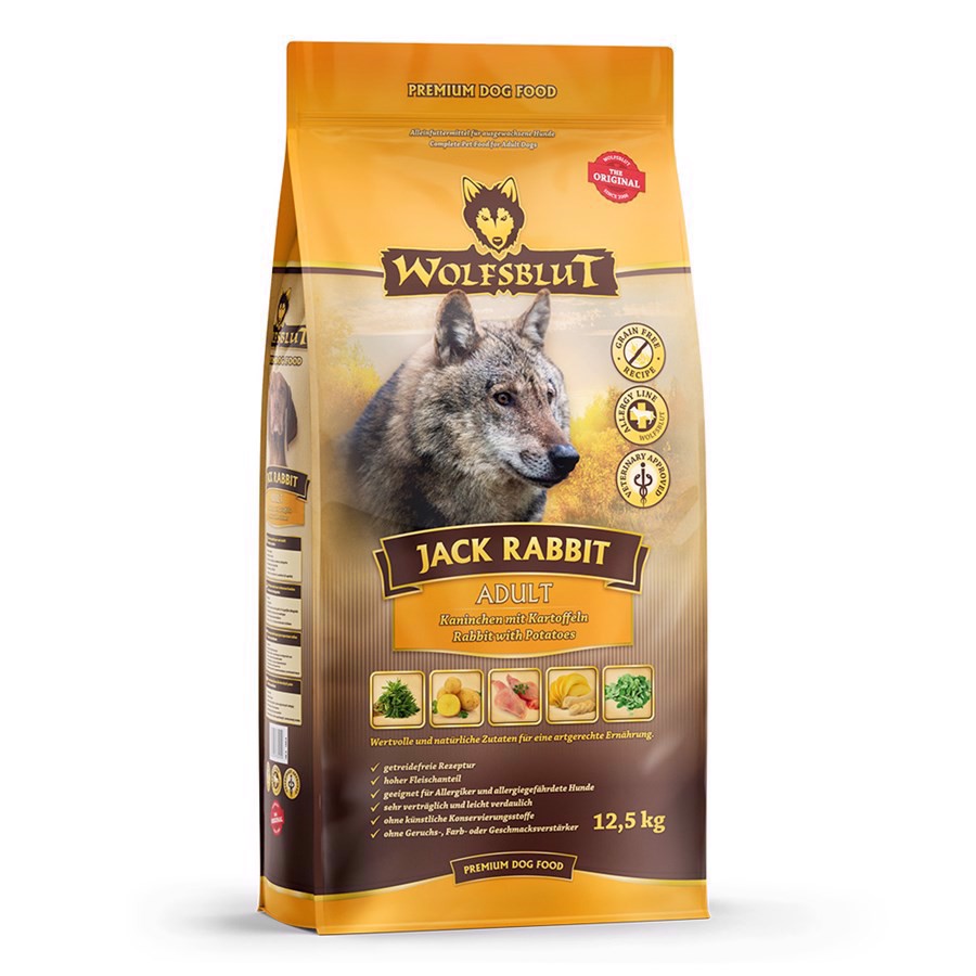 Wolfsblut Jack Rabbit Hundefoder med Kanin 12 kg - Kvalitet!