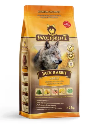 Wolfsblut Jack Rabbit Hundefoder med Kanin 2 kg – Kvalitet!