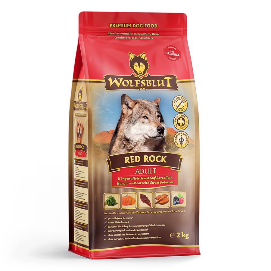 Wolfsblut Red Rock Hundefoder med Kænguru til Voksne Hunde