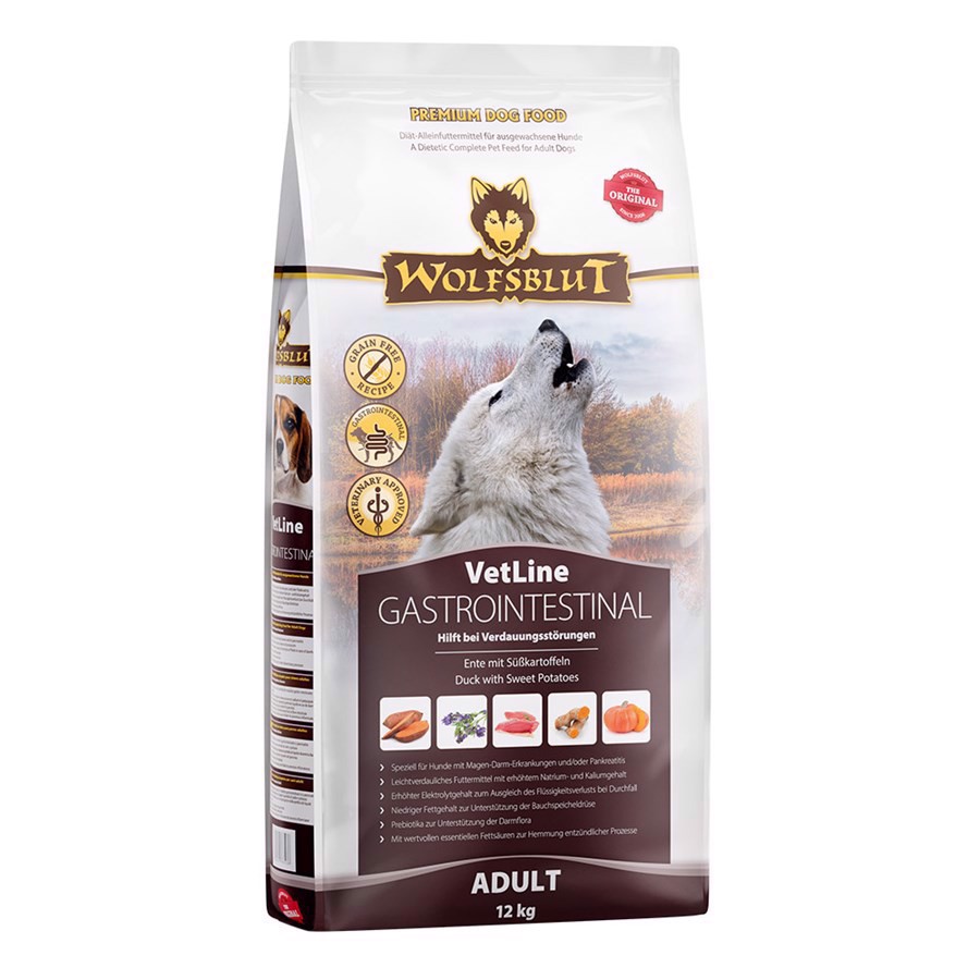 Wolfsblut Vetline Gastro Hundefoder - 12 Kg til Maveproblemer