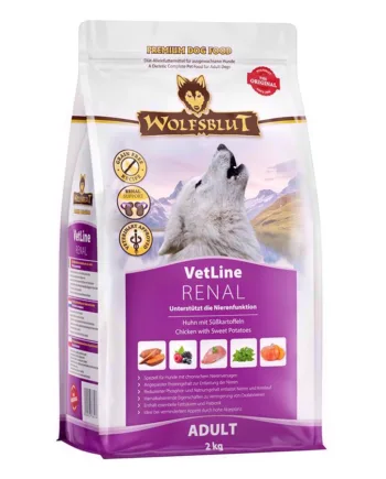 Wolfsblut Vetline Renal – Diætfoder til hunde med nyreproblemer