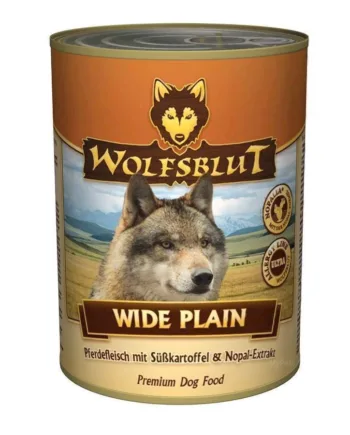 Wolfsblut Wide Plain Hundefoder Dåsemad 395 Gr - Kvalitet!