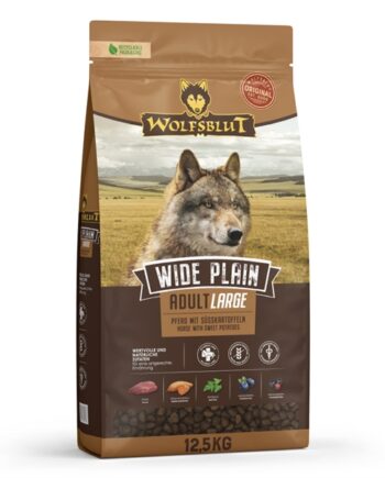 Wolfsblut Wide Plain Hundefoder til Store Racer 12 kg