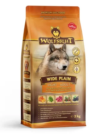 Wolfsblut Wide Plain Light – Hestefoder til hunde uden korn