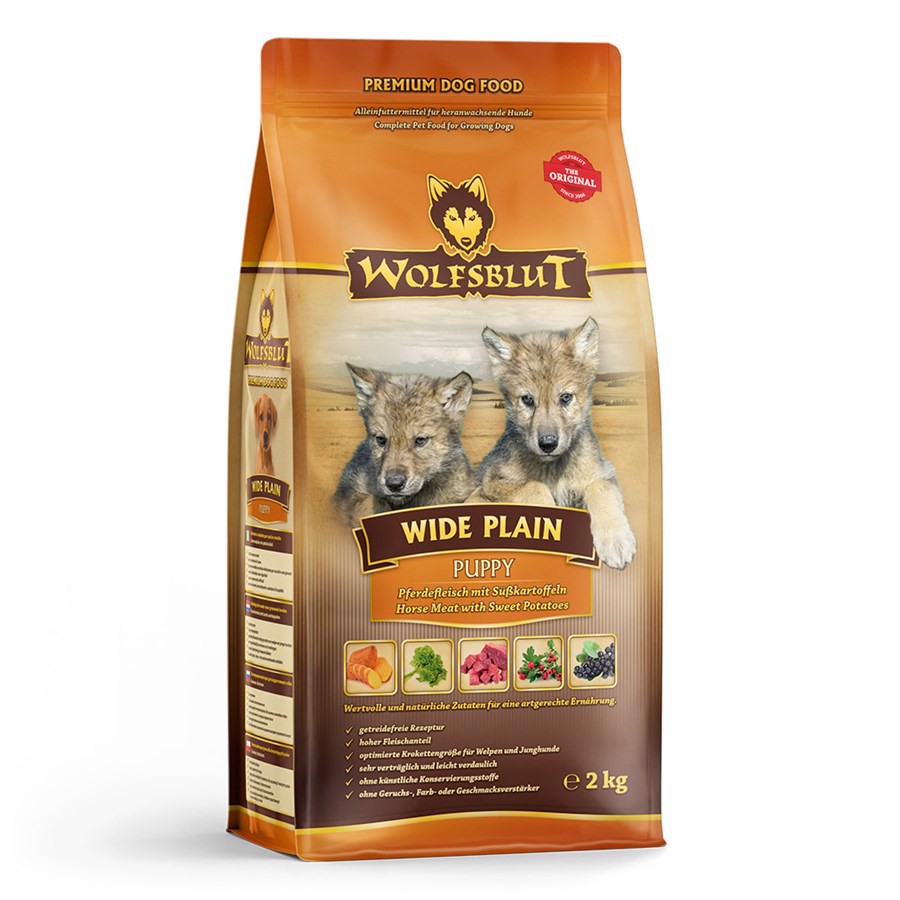 Wolfsblut Hvalpefoder med Hest – 2kg Tilbud!