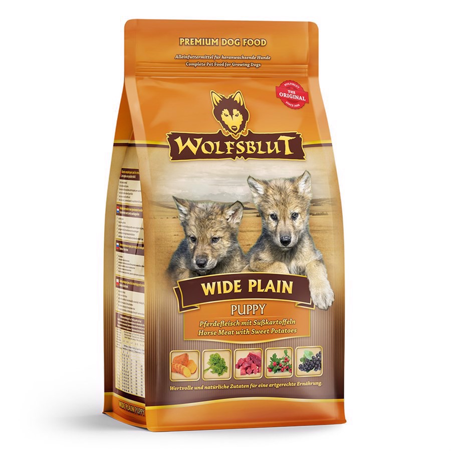 Wolfsblut Wide Plain Puppy Hundefoder Smagsprøve 400g