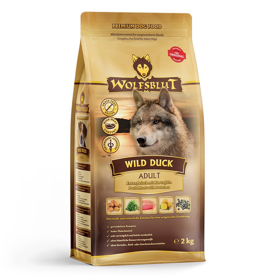 Wolfsblut Wild Duck Hundefoder til Voksne Hunde 12 kg