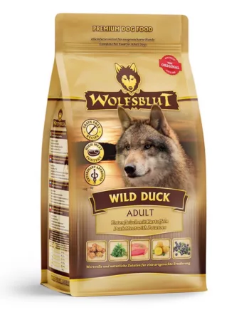 Wolfsblut Wild Duck Hundefoder Smagsprøve 400g - Tilbud!