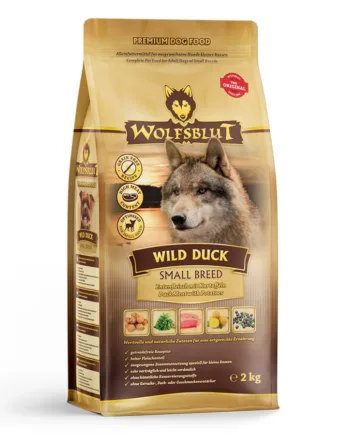 Wolfsblut Wild Duck Kornfrit Hundefoder til Små Racer