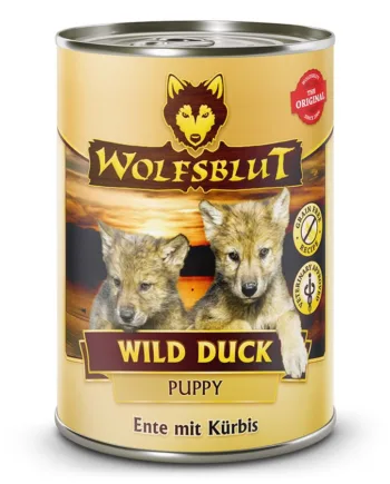 Wolfsblut Wild Duck Puppy Dåsemad 395g - Hvalpefoder Kvalitet