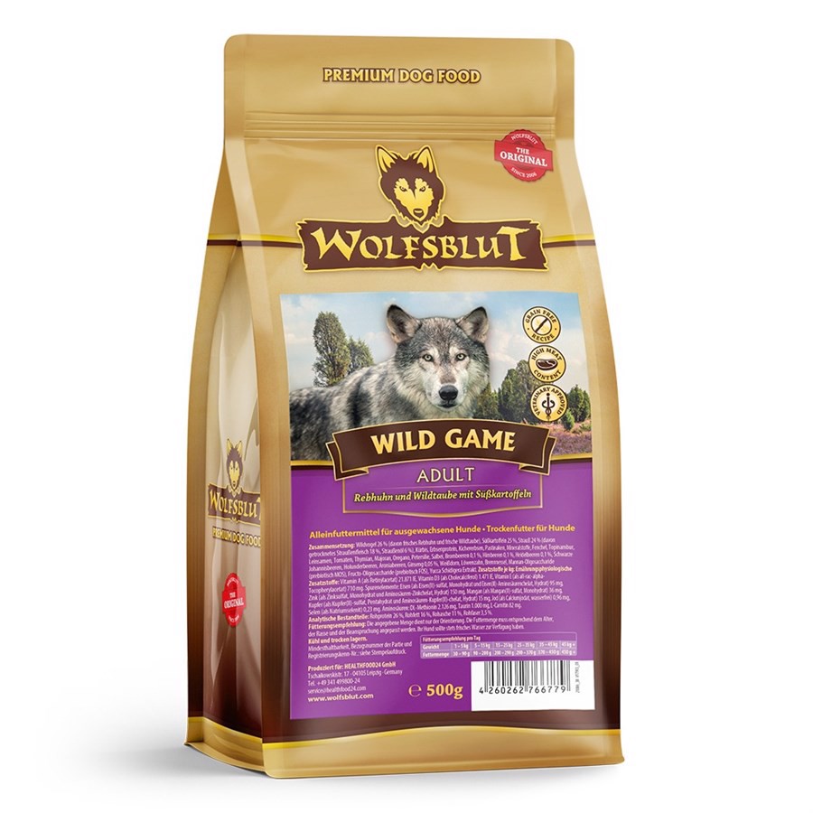 Wolfsblut Wild Game Hundefoder Smagsprøve 400g - Kvalitet til hunde