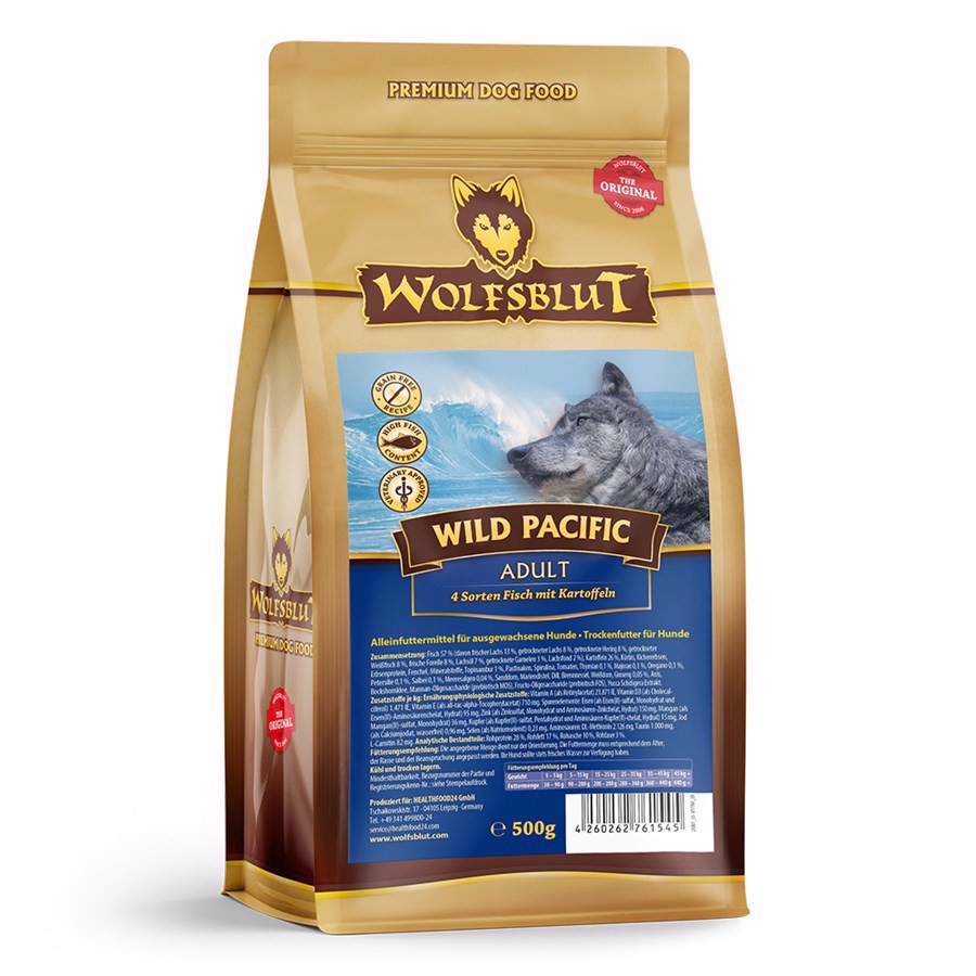 Wolfsblut Wild Pacific Hundefoder med Fisk 400g - Kvalitet til Hund