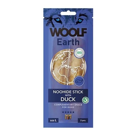Woolf Earth Noohide Sticks til Mellemstore Hunde - Naturlige Snacks