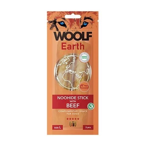Woolf Noohide Sticks – Store Oksekøds Snacks Til Hunde