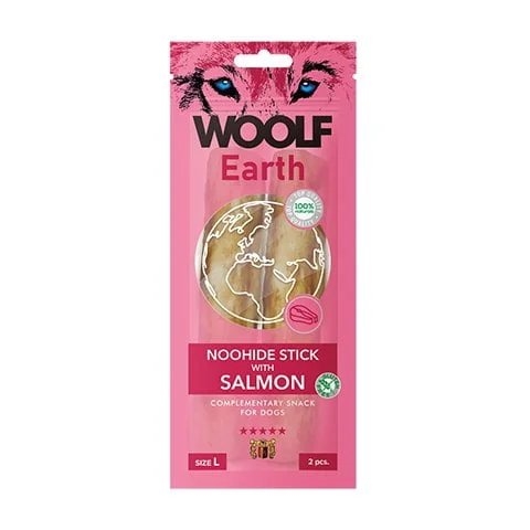 Woolf Noohide Sticks – Lækre Laks Godbidder til Hunde!