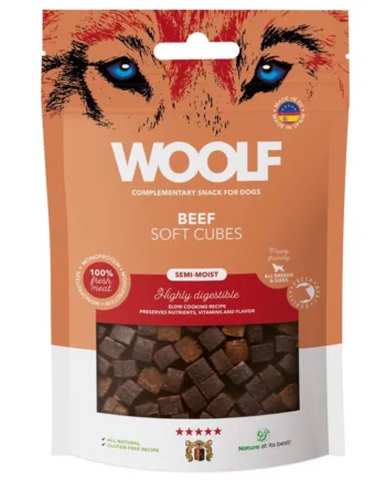 Woolf Bløde Oksekødsterninger – 3 poser kun 100 kr!