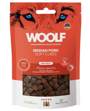 Woolf Hundegodbidder med Iberisk Svinekød 100g - Sund Snack