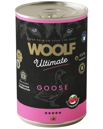 Woolf Ultimate Gåse Premium Hundemad 400g – Italiensk Kvalitet