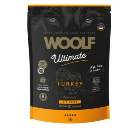 Woolf Ultimate Kalkun – Kornfrit hundefoder med 75% kalkun