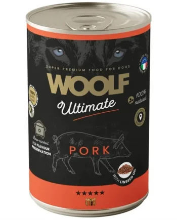 Woolf Ultimate Pork Hundefoder 400g – Lækkert hundemad!