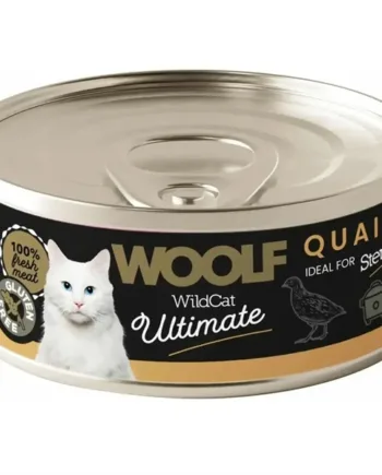 Woolf Ultimate Quail Dåsemad til Kat - 12 x 85g Tilbud