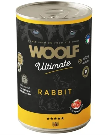 Woolf Ultimate Kanin Dåsemad 400g - Kornfri Hundemad