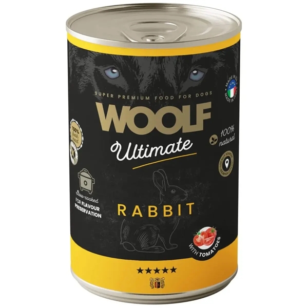 Woolf Ultimate Rabbit Dåsemad 400g – Premium Hundefoder