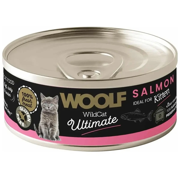 Woolf Ultimate Laks Dåsemad til Killinger - 12 x 85g