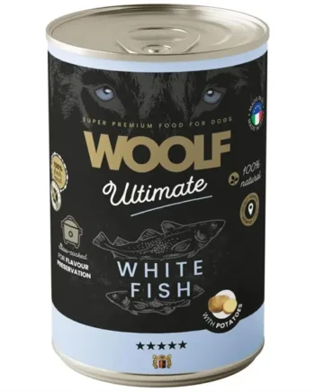 Woolf Ultimate White Fish Hundefoder 400g – Premium Kvalitet