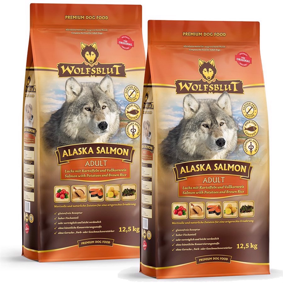 Wolfsblut Alaska Laks Hundefoder 12 Kg - Storkøb Tilbud