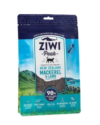 Ziwipeak Kattefoder med Makrel og Lam 400g – Sund Kost