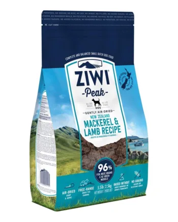 Ziwipeak Hundefoder med Makrel og Lam 2500g – Kvalitet til Hunde