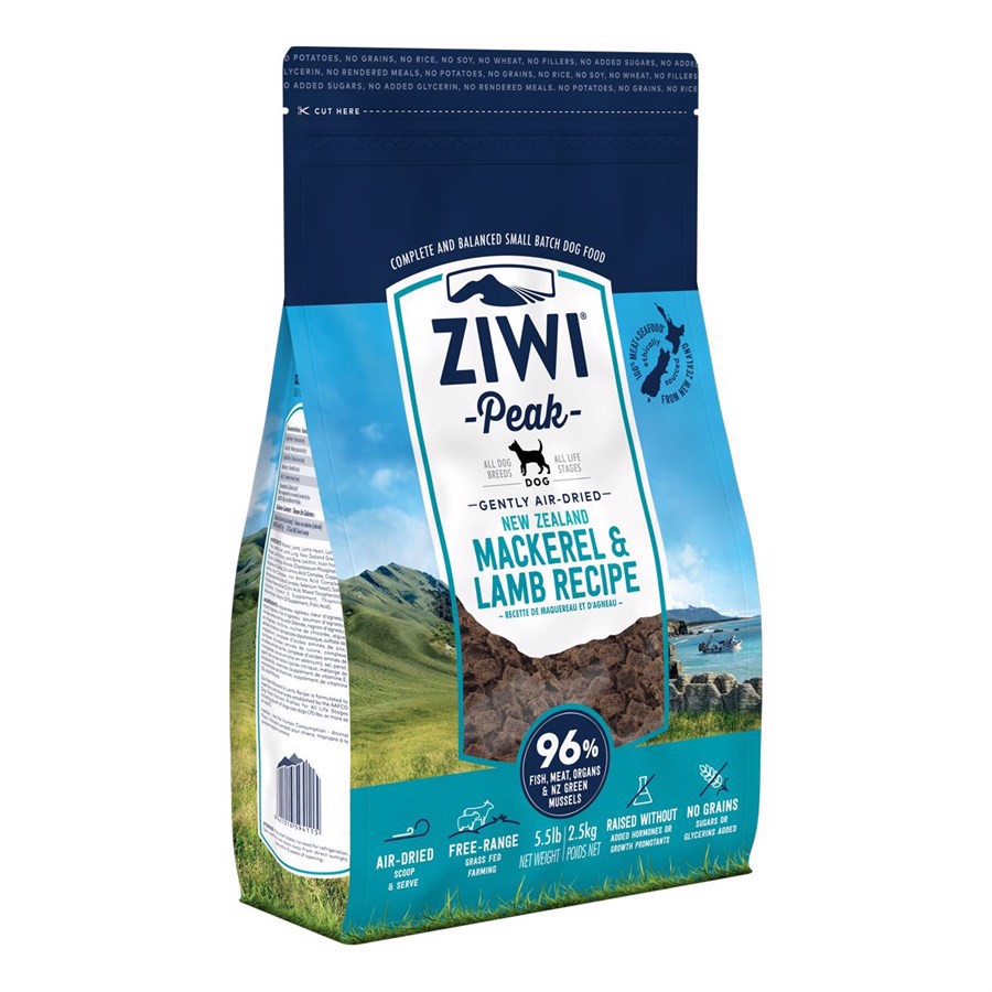 Ziwipeak Hundefoder med Makrel og Lam 2500g – Kvalitet til Hunde
