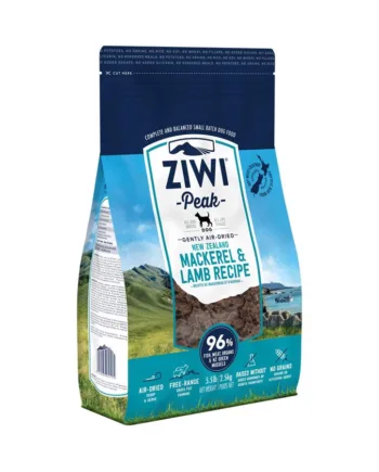 Ziwipeak Tørret Kød med Makrel og Lam til Hunde 1 kg