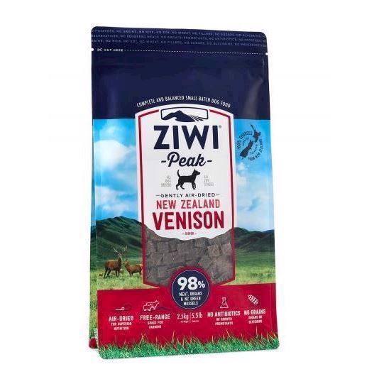 Ziwipeak Lufttørret Hjortekød Snack til Hunde - 2500g