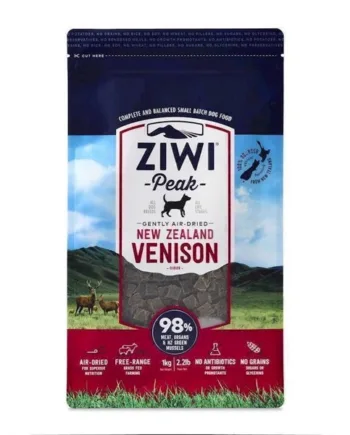 Ziwipeak Hundefoder med 98% Lufttørret Hjort - Fantastisk Smag!