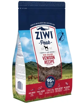 Ziwipeak Tørret Hjort – Sund Hundesnack uden Tilsætningsstoffer!