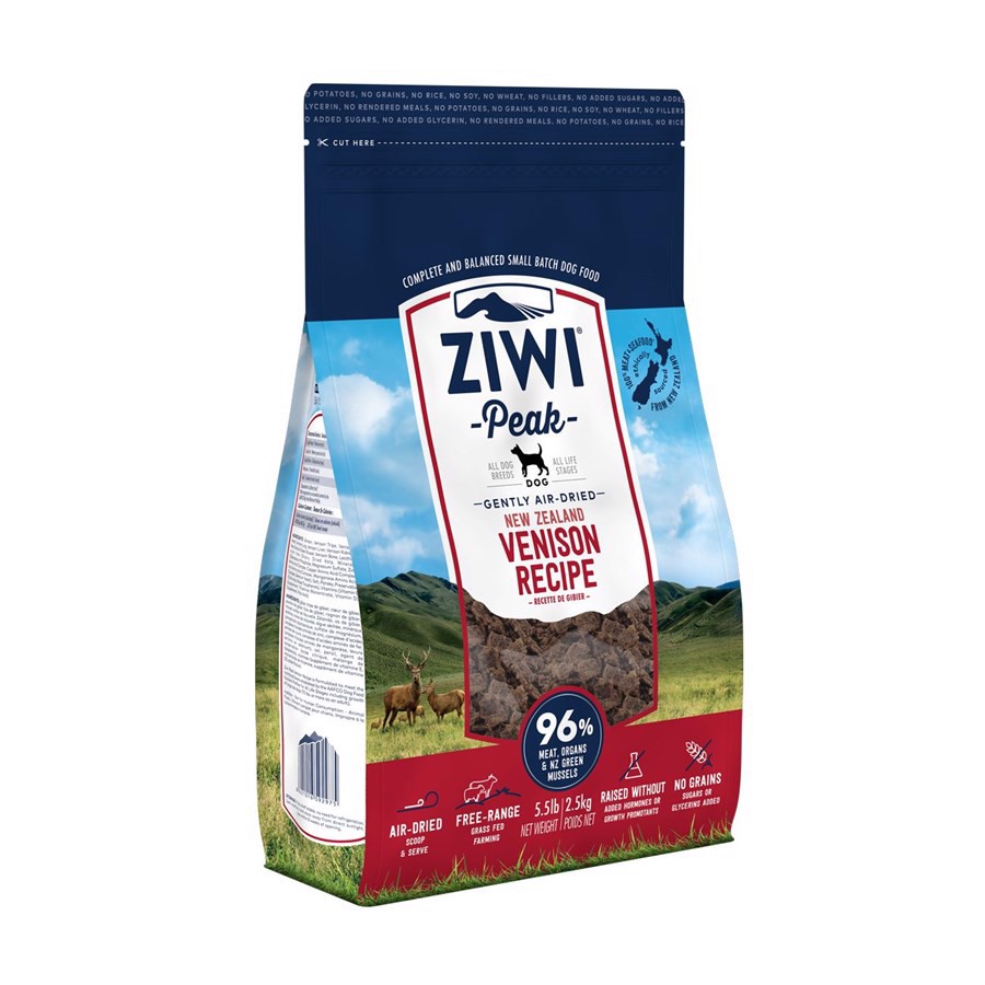 Ziwipeak Hundefoder med Tørret Hjort – Naturlig Kvalitet!