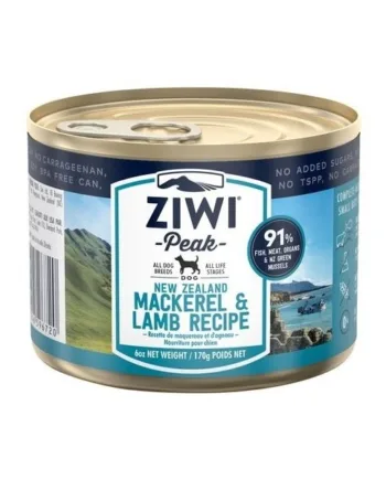 Ziwipeak Hundemad med Lam og Makrel - 170g på tilbud!